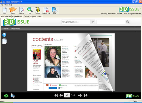 preview flash magazine software